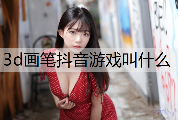 3d画笔抖音游戏叫什么